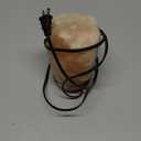 7 Inch Himalayan Salt Lamp with Dimmer Cord - Night Light Natural Crystal Rock Classic Wood Base Authentic from Pakistan