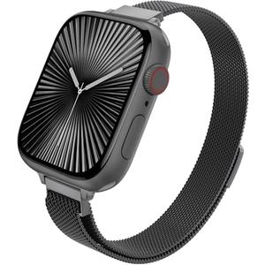MARGE PLUS Slim Milanese Loop Compatible with Apple Watch Band for women 40mm 41mm 38mm 42mm 44mm 45mm 49mm 46mm, Stainless Steel Magnetic Mesh Strap work on iWatch Bands Series 10 9 8 7 6 5 4 3 2 1 Ultra SE
