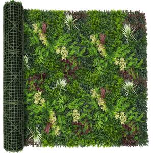 60"x120", UV Resistant Artificial Ivy Grass Wall Boxwood Plant Roll