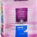 Poise Incontinence & Postpartum Pads for Bladder Leaks, 4 Drop Moderate Absorbency, Long Length, 108 Count, Packaging May Vary