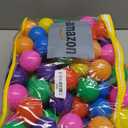 Hovenlay Ball Pit Balls Phthalate Free BPA Free Crush Proof Plastic - 7 Bright Colors in Reusable Play Toys for Kids with Storage Bag
