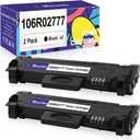 106R02777 Compatible Toner Cartridge Replacement for Xerox 106R02777 Black Toner Cartridge,Work with Xerox WorkCentre 3215 3215NI 3225 3225DNI Phaser 3260 3260DI 3260DNI 3052 (Black,2-Pack)