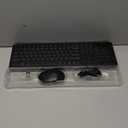 Wireless Keyboard and Mouse Combo, RGB Backlit, Rechargeable & Light Up Letters, Full-Size, Soft Typing, Sleep Mode, 2.4GHz Quiet Keyboard Set for Mac, Windows, Laptop, PC, Trueque KM42Pro (Black)