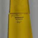 2PCS Large Waterproof Spiral Notebooks 8.5x11 Inch with Waterproof Stone Paper and Hard Cover, Grid Pattern, 100 Pages Per Weatherproof Notepad A4 Size for Outdoor Field (8.5" x 11", Yellow)