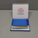 Cruleen Sensory Board for Kids Durable Silicone Sensory Activity Board Sensory Toys for Kids with Autism, ADHD, Anxiety & StressToddlers Calming Travel Essentials Fidget Toy for Kids 3+ & Adults (Blue - Rectangular)