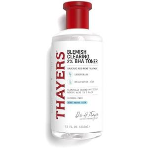Thayers Blemish Clearing Salicylic Acid Toner, Acne Treatment Face Toner with 2% Salicylic Acid, Soothing and Non-Stripping Skin Care, 12 Fl Oz,  Exp. 10/2025