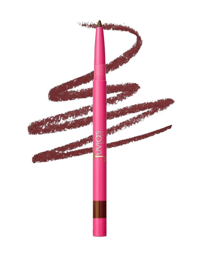 Juvia's Place Coffee Shop Luxe Lip Liner - Cocoa Latte - Colorstay Matte Finish Lip Pencil, Makeup for Natural Long Lasting Beauty and Sensational Wear, Lip Stain Kiss Proof Cosmetics