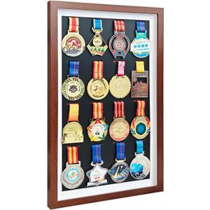 Sports Medal Display Case, Holds 16 Sports Medals