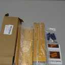 Home Security Door Lock Blemish Door Barricade Brace Garage Front Door Barricade Lock for Your Double Doors Standard Doors and French Doors - Gold