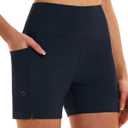HODOSPORTS Women's 5''/7'' Swim Board Shorts High Waisted Quick Dry Swimsuit Bottoms with Liner Pockets Bathing Suit Trunks, Medium