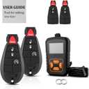 DIY Key Fob OBD Tool Fits for Dodge Ram 1500 2500 3500 2013-2017 | Easily pair car keys with this DIY kit. OBD tool & manual included, retains all original button functions and cuts costs.