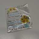 Yulejo Sunflower Gift for Women Sunflower Desk Decor Acrylic Inspirational Quote Keepsake Heart Decorative Sign Motivational Tabletop Office Decor for Mother Employee Teacher Friend, 5.9 x 5.9 Inch