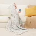 Ultra-Soft Muslin Baby Hooded Towel - 32 x 32 Inches, Ideal for Bath & Beach, Suitable for Both Boys & Girls from Newborns to Toddlers (Forest Elephant Grey)