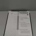 Homso 11x17 Picture Poster Metal Black Frame, Display Pictures 8.3x11.7 Inch with Mat or 11x17 Inch Without Mat, Thin Edge with Acrylic Plexiglass for Wall Mounting