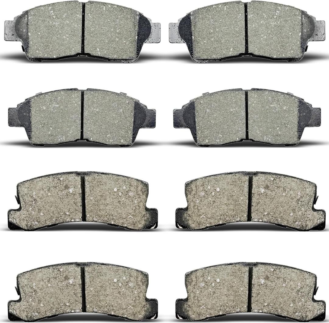 8pcs Front Rear Ceramic Brake Pads Fit For 1992-1999 Toyota Camry, D562 D325