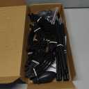 Garden Obelisk Trellis for Climbing Plants Outdoor 6 Ft Rose Bush Round Trellis for Pots Rustproof Metal Plant Flower Trellises for Clematis Vine Jasmine Support Outdoor Indoor (Black)