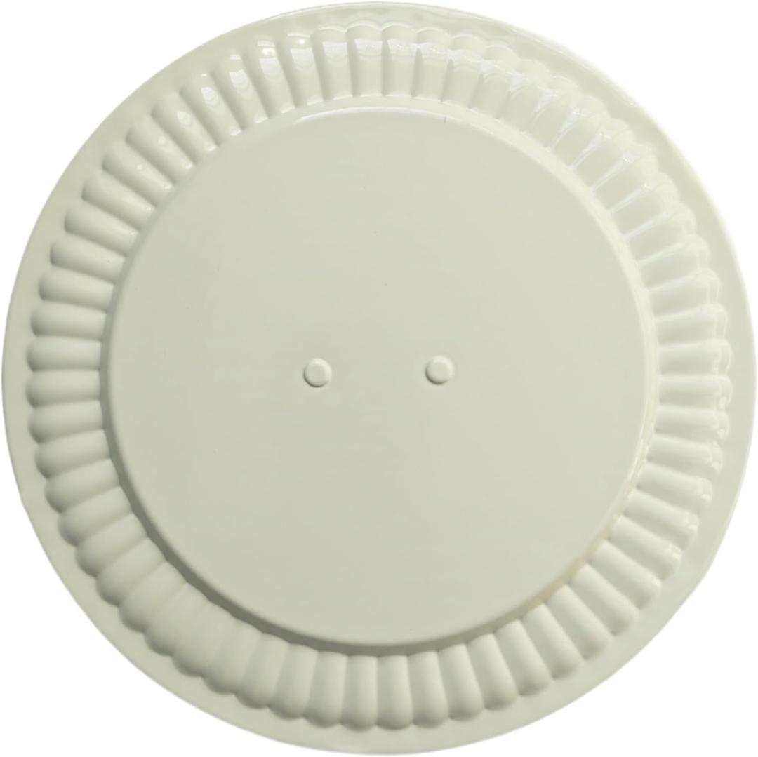 Metal White Fireplace Stove Pipe Flue Hole Cover 6719900 BM0353 Fits 4"-8" Hole Adjustable Flue Cover BM0026 Chimney Caps Flue Plug
