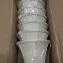Wellmet Small Lamp Shade,ONLY for Candle Bulbs,Clip-on Drum Lamp Shades,Set of 6, 3x6x5 Inches