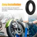 AR-PRO 170/80-15 Replacement Inner Tubes Heavy Duty with PV-78 Valve Stem - Premium Butyl Rubber Power Sports Inner Tube Perfect for 170 80-15 Tire