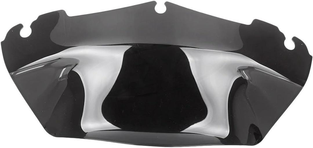 Motorbike Windscreen Motorcycle Front Batwing Fairing Windshield Windscreen Protection for Ha&rley Touring Electra Street Glide 2014 2015 2016 (Black)