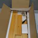 Wood Desktop Shelf Small Bookshelf Assembled Countertop Bookcase Literature Holder Accessories Display Rack Office Supplies Desk Organizer (Walnut Color)