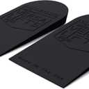 Endurance Heel Lift Inserts (Pair) (Medium) - Ideal for Comfort, Light Training, Light Lifting (Black)
