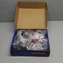 Set of 8 Round Ignition Coils UF262+ 41-962Spark Plugs+ 748UU 8mm Spark Plug Wires for Chevy Avalanche Express Tahoe Silverado Suburban 1500 2500 3500/GMC OEM# D585 (UF262 black +748UU+41-962)