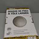 ADCO 9751 Silver Diamond Plated Steel Vinyl Spare Tire Cover A, (Fits 34" Diameter Wheel)