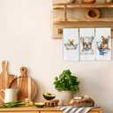 IWXYI Funny French Bulldog Kitchen Towel Set of 3, Dog Lover Gifts, Corgi 16 X 24 Inches