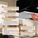 5 Layer Aluminum Grease Range Hood Filters with Stainless Steel Edge Compatible with Broan 97017415 S97017415 13-3/4 x 14 Inch 2 Pack