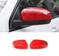 Car Door Rear View Mirror Covers 2PCS (Sports Red)