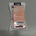 2 x Compatible with iPhone 14 Pro Case Cute Aesthetic Striped Phone Case for Girls Women,Soft Silicone Shockproof Protective Designed for iPhone 14 Pro Case -Pink