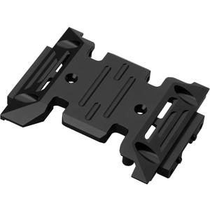 HobbyPark Aluminum Center Transmission Skid Plate Mount for Axial SCX10 III Upgrades 1/10 RC Crawler AXI03007 Parts (Black)