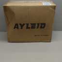 Ayleid Retractable Garden Hose Reel,1/2 in x 100 ft Wall Mounted Hose Reel, with 9- Function Sprayer Nozzle, Any Length Lock/Slow Return System/Wall Mounted/180Swivel Bracket (Gray)