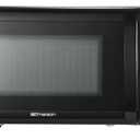 Emerson MW7302B Compact Countertop Microwave Oven with Touch Control, LED Display, 700W, 10 Power Levels, 6 Auto Menus, Glass Turntable and Child Safe Lock, 0.7 Cu., Ft. Black