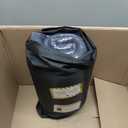 Waterproof Rocking Chair Cushion - Outdoor Oliven Fabric, High-Density Sponge, Durable Comfort Non-Slip Bottom Tufted Seat Pads with Ties, Oliven︱Army Blue, 44x19x4 inch