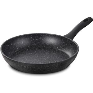 Non Stick Frying Pans,Healthy Stone Cookware,Deep Frying Pan Skillet,Omelette Pan,Nonstick Cooking Egg PansPFOA-free Non Toxic Frying Pan (10Inch)