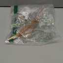 200LED Hanging Sphere Lights, Battery Operated Starburst Lights, 8 Modes Dimmable Remote Control, Waterproof Copper Wire Fairy Light for Indoor Outdoor Christmas Decor (Warm White)