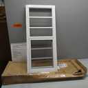 2 Pack Shed Windows, Chicken Coop Windows, 24" x 36" White