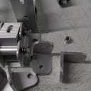 Anbte 2 Set Adjustable Solar Panel Tilt Mount Brackets, Aluminum Alloy Solar Ground Mount 15-30 Support 50W 70W 100W 150W 200W 300W 400W Panels, for Flat Surface, RV, Roof, Boat, Silver