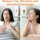 Tarbust Slim Cigarette Filter Tips that Remove Tar and Chemical, for Slim & Roll-ups, Bulk Economy (540 Filters+60 Adapters to Convert to Super Slim+2 Free Travel Cases)