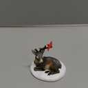 Department 56 Accessories for Village Collections Cardinal and Christmas Deer Figurine, 2.375 Inch, Multicolor