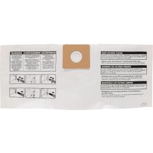 Shop-Vac 9066900 Disposable Filter Bags, Fits 3 Gallon Tanks, Ideal for Dry Pickup, Non-Hazardous Materials, Compatible With Shop-Vac 3 Gallon Models, ( 3-Pack)
