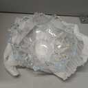 Glass Pendant Light, Vintage Pendant Light with Gold Cable 8 inch E26 Base, Glass Chandelier Light Fixtures for Kitchen Island, Living Room, Dining Room 1 Light (Bulbs Not Included) (Transparent-Leaves)