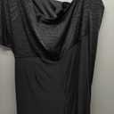 R&M Richards Women's Sparkling One-Shoulder Sequin Overlay Jumpsuit W/Hidden Strap & Wide Legs (14W, Black)