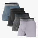 Pair of Thieves Soft Cotton Boxer Briefs for Men Pack (4 & 8 Pack) - Tagless Mens Underwear for All-Day Comfort and Support Size L