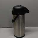 Coffee Carafe for Keeping Hot - Gezoss 102OZ / 3L Airpot Coffee Dispenser with Pump - Large Coffee Thermos for Hot Drinks Tea Liquid - Insulated Stainless Steel Hot Water Beverage Urn for Parties