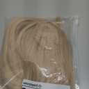 FLUFYMOOZ ponytail extension, 26 Inch Long Straight Drawstring Ponytail Synthetic Hairpieces Fake Pony Tails Natural Soft Clip in Hair Extension ponytail for Women (Cool Blonde)