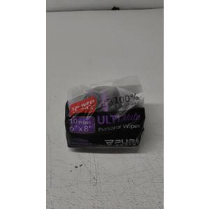  Body Wipes for Face and Body, No Rinse Shower Wipes for Adults, Extra Thick for Hiking, Workout, and Travel, Blue Ice Scented 6 x 8 Packs