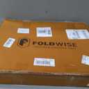 FoldWise Foldable Standing & Rolling Desk, Upgraded Portable Desk on Wheels, X-Large